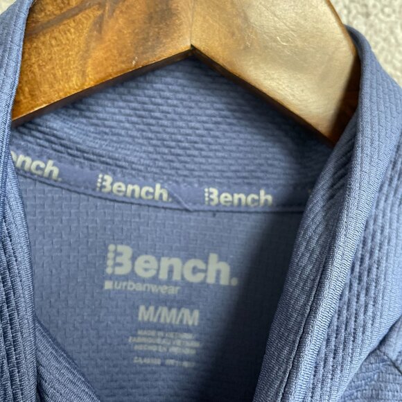 NEW Bench Urbanwear Men's M Zip-Up Jacket Mock neck Active Sweatshirt - Picture 4 of 7